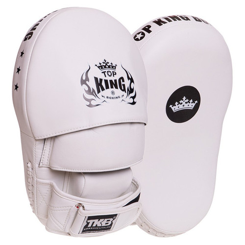 Лапа вигнута для боксу та єдиноборств Top King Boxing Extreme TKFME Білий (37551024) фото №1