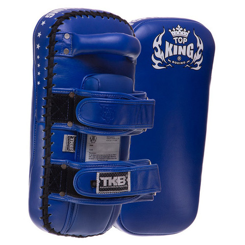 Пади для тайського боксу Top King Boxing Тай-педи Super TKKPS-SV-L Синій (37551066) фото №1