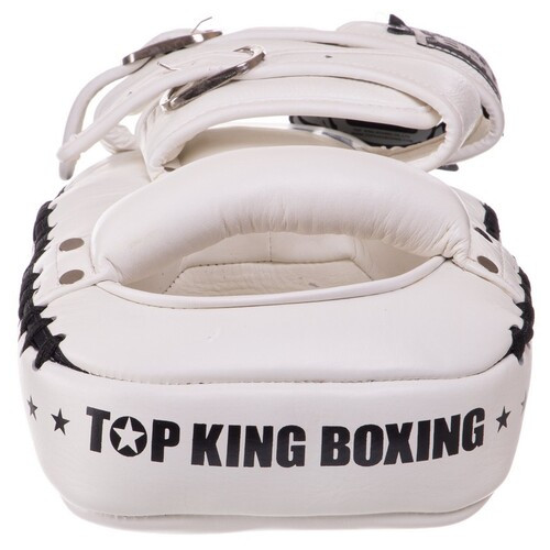 Пади для тайського боксу Top King Boxing Тай-педи Extreme TKKPE-M Білий (37551068) фото №6