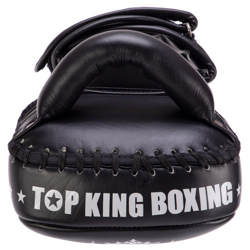 Пади для тайського боксу Top King Boxing Тай-педи Super TKKPS-CV-L Чорний (37551071) фото №7