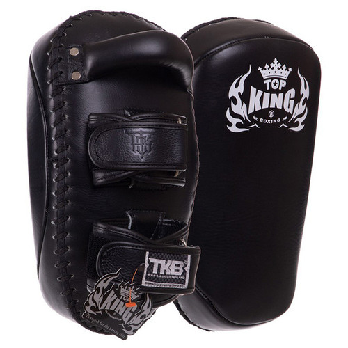Пади для тайського боксу Top King Boxing Тай-педи Ultimate TKKPU-S Чорний (37551081) фото №1