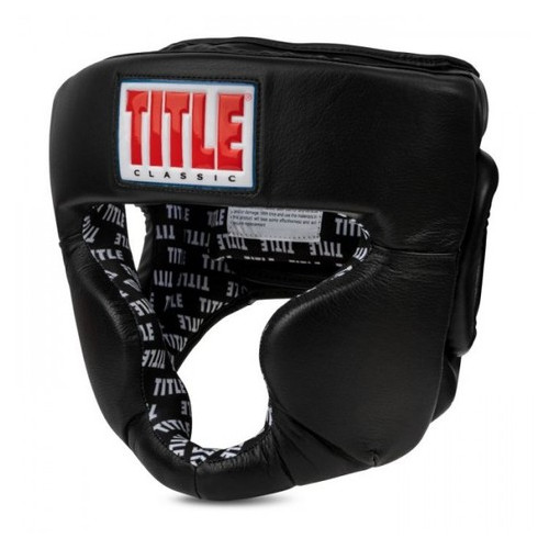Боксерський шолом Title Classic Coverace 2.0 L/XL Чорний фото №1