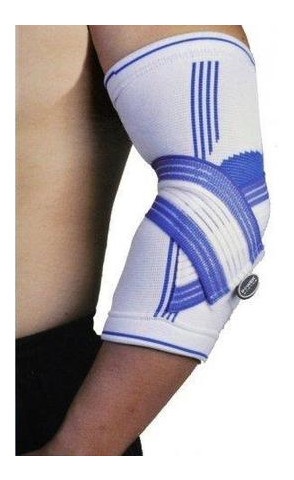 Налокотник Power System Elbow Support Pro PS-6007 Blue/White L/XL фото №1