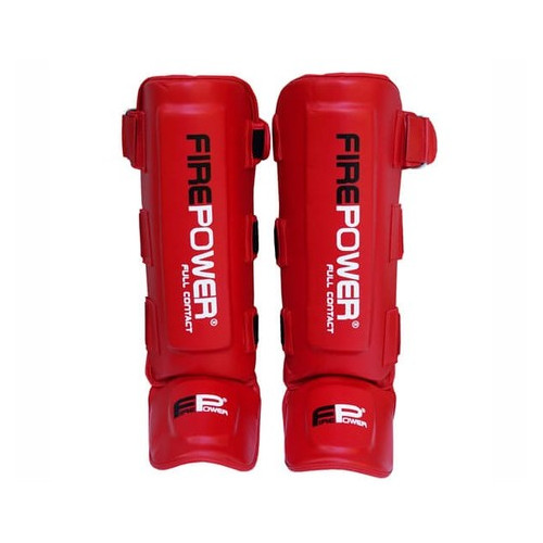 Захист гомілки (Щитки) FirePower FPSGA5 (M) Червоні фото №2