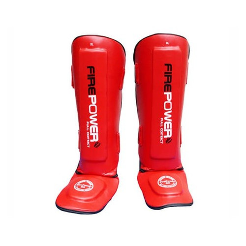 Защита голени (Щитки) FirePower FPSGА1 (XL) Красная фото №2