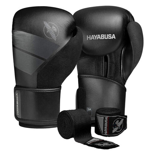 Боксерские перчатки Hayabusa S4 черный 12oz (FO83HB_S4_Black_12oz) фото №6