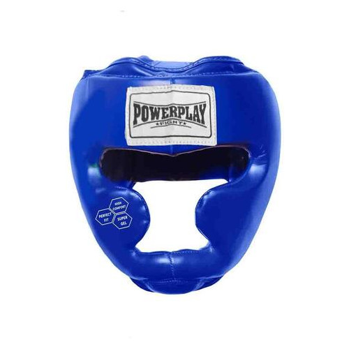 Шолом боксерський тренувальний PowerPlay 3043 синій XS (PP_3043_XS_Blue) фото №8