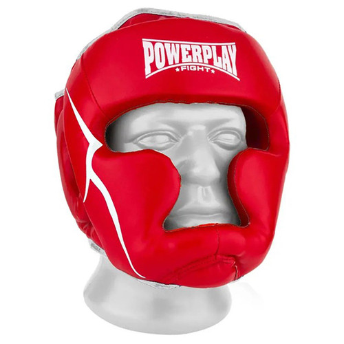 Боксерський шолом тренувальний Power Play 3100 XL Чорно-зелений (37228101) фото №1