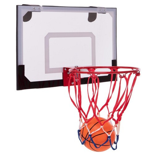 Мини-щит баскетбольный с кольцом и сеткой FDSO S011 Красный (57508494) фото №5