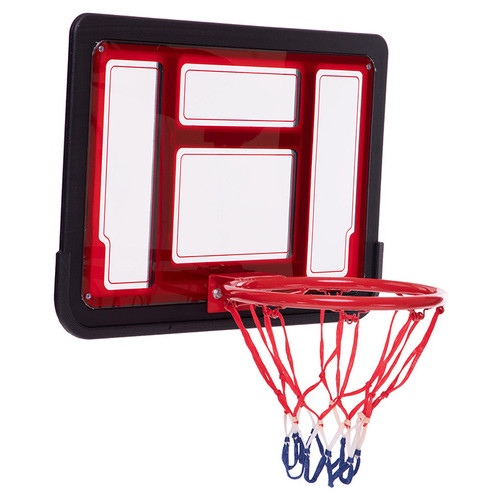 Міні-щит баскетбольний з кільцем та сіткою FDSO S881AB Червоний (57508493) фото №1