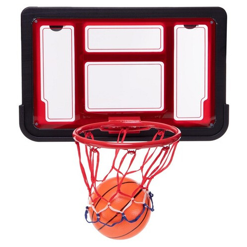 Міні-щит баскетбольний з кільцем та сіткою FDSO S881AB Червоний (57508493) фото №6