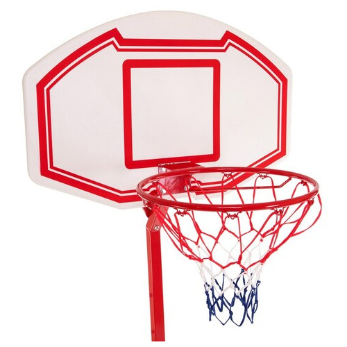 Стійка баскетбольна мобільна зі щитом FDSO Medium PE003 Червоний (57508497) фото №12