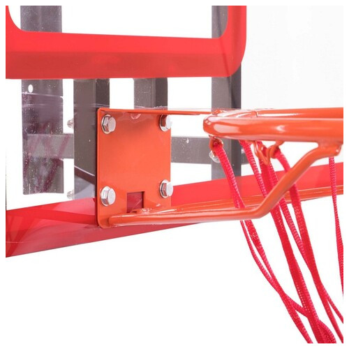 Щит баскетбольний з кільцем та сіткою FDSO S008 Червоний (57508500) фото №6