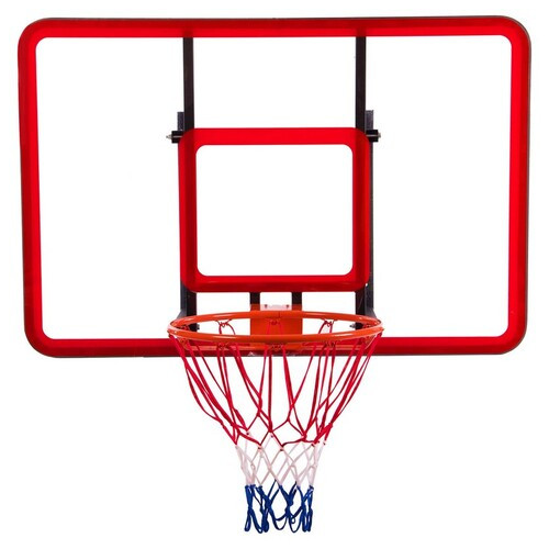Щит баскетбольний з кільцем та сіткою FDSO S008 Червоний (57508500) фото №2