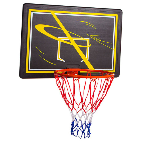 Щит баскетбольний з кільцем та сіткою FDSO S009F Чорний (57508501) фото №1