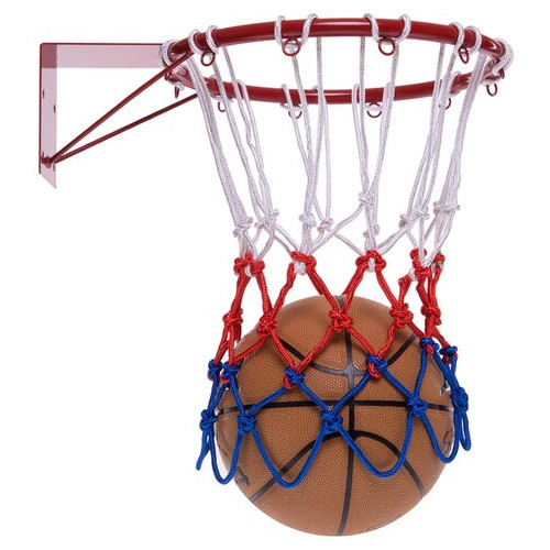 Сітка баскетбольна FDSO BT-7549 Біло-червоно-синій (57508560) фото №2