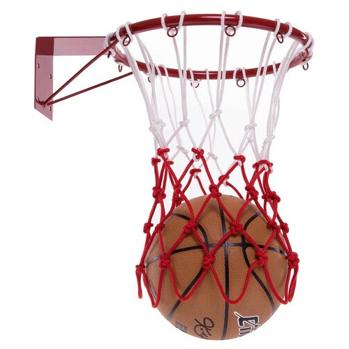 Сітка баскетбольна FDSO BT-7552 Біло-червоний (57508564) фото №2