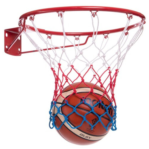 Сітка баскетбольна FDSO Ігрова SO-5250 Біло-червоно-синій (57508570) фото №2