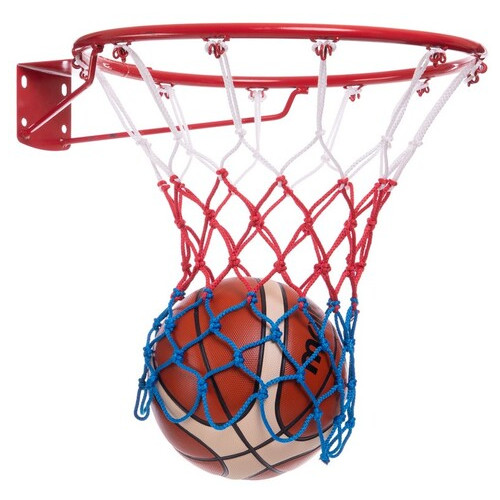 Сітка баскетбольна FDSO Стандарт SO-5251 Біло-червоно-синій (57508557) фото №2