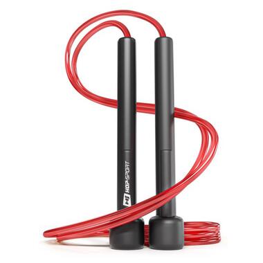 Скакалка Hop-Sport Crossfit NEW з пластиковими ручками HS-P025JR червона (5902308224995) фото №2