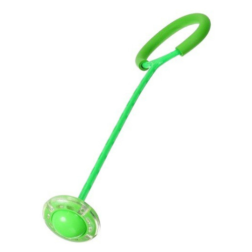 Нейроскакалка на одну ногу зі роликом, що світиться Зелена фото №1