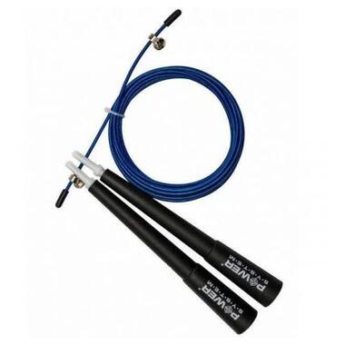 Скакалка Power System Ultra Speed Rope PS-4033 Blue (PS-4033_Black-Blue) фото №1