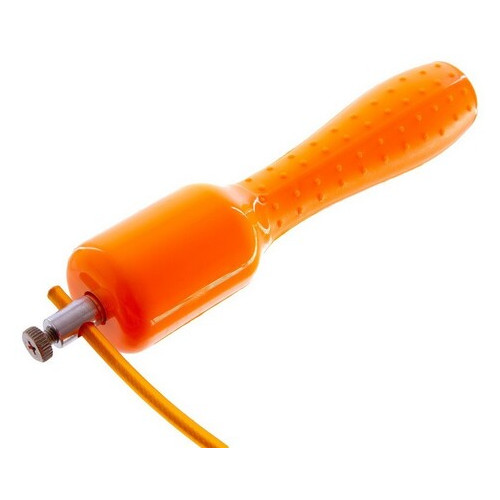 Скакалка Pro Supra со счетчиком и стальным тросом оранжевая (FI-4385-3) фото №3