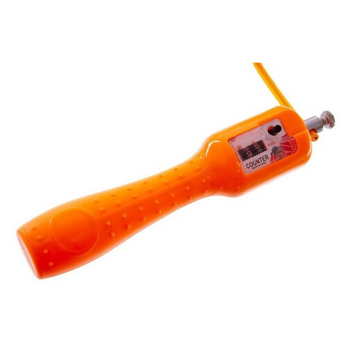 Скакалка Pro Supra со счетчиком и стальным тросом оранжевая (FI-4385-3) фото №2