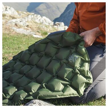 Килимок надувний Highlander Nap-Pak Inflatable Sleeping Mat XL 5 cm Olive (AIR073-OG) фото №9