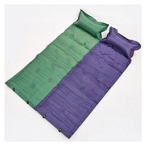 Килимок самонадувний з подушкою TY-0559 Зелений (59429162) фото №8