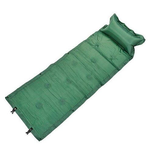 Килимок самонадувний з подушкою TY-0559 Зелений (59429162) фото №1