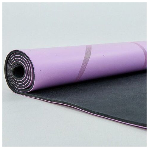 Килимок для йоги з розміткою FI-8307 Світло-фіолетовий (56429014) фото №2