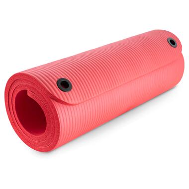 Мат для фітнесу та йоги з отворами Hop-Sport HS-N015GM 1,5 см червоний (5902308216037) фото №8