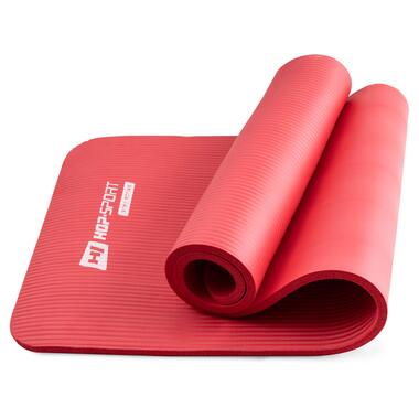 Мат для фітнесу та йоги з отворами Hop-Sport HS-N015GM 1,5 см червоний (5902308216037) фото №5