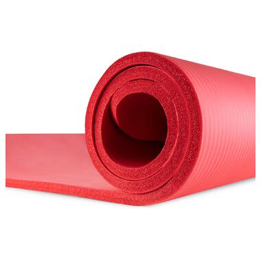 Мат для фітнесу та йоги з отворами Hop-Sport HS-N015GM 1,5 см червоний (5902308216037) фото №7