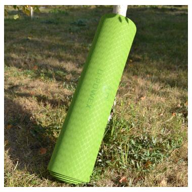 Килимок для йоги та фітнесу U-POWEX TPE Yoga mat Green/Black (183х61х0.6) фото №8