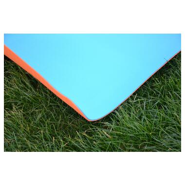 Килимок для йоги та фітнесу U-POWEX TPE Yoga mat Orange/Blue (183х61х0.6) фото №10