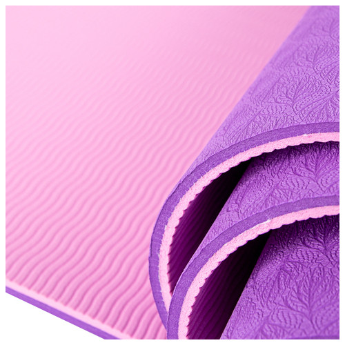 Килимок для фітнесу inSPORTline Doble 173x61x0,6 cm - Violet-Pink (18237-2) фото №3