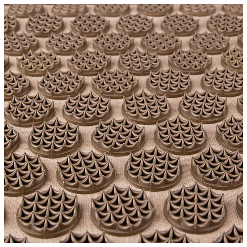 Точковий килимок із кокосових волокон inSPORTline AKU-2000 72x44x2cm - Beige (19125-1) фото №4