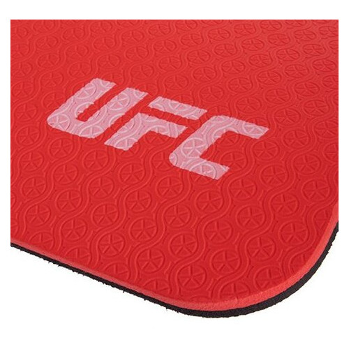 Килимок для фітнесу та йоги UFC UHA-69740 Червоно-чорний (56512007) фото №6