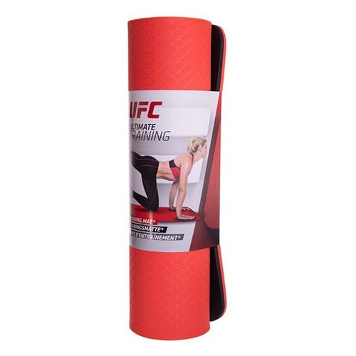 Килимок для фітнесу та йоги UFC UHA-69740 Червоно-чорний (56512007) фото №10
