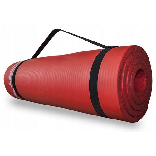 Килимок для йоги та фітнесу SportVida NBR 1.5 см SV-HK0073 Red фото №2