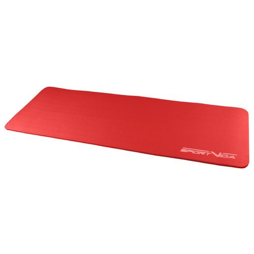 Килимок для йоги та фітнесу SportVida NBR 1.5 см SV-HK0073 Red фото №4