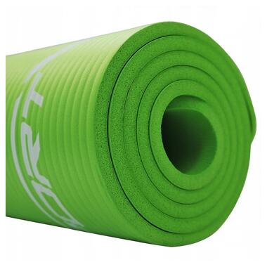 Коврик (мат) для йоги и фітнесу SportVida NBR 1.5 см Green SV-HK0250 фото №4