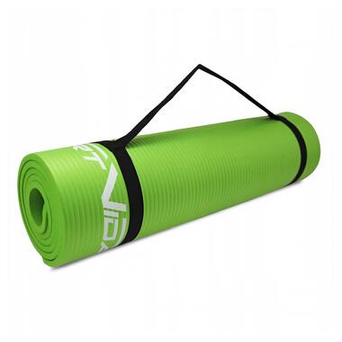 Коврик (мат) для йоги и фітнесу SportVida NBR 1.5 см Green SV-HK0250 фото №5