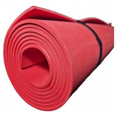 Килимок для йоги EVA (каремат) одношаровий 1800х600х3мм червоний фото №2