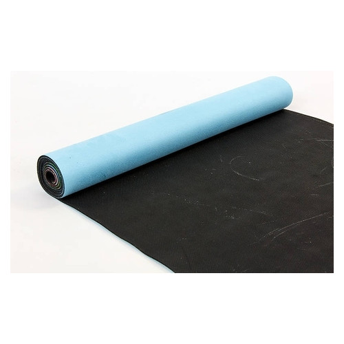 Коврик для йоги Record Замшевый каучуковый двухслойный 183 см x 61 см x 0.3 см FI-5662-29 фото №3
