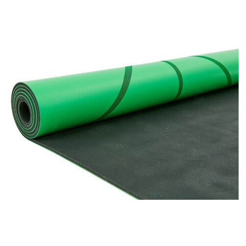 Коврик для йоги с разметкой Record Зеленый (FI-8307-2) фото №4
