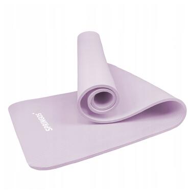 Килимок (мат) для йоги та фітнесу Springos NBR 1 см Purple YG0038 фото №1