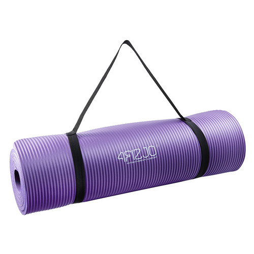 Килимок для йоги та фітнесу 4FIZJO NBR 1.5 см 4FJ0151 Violet фото №3
